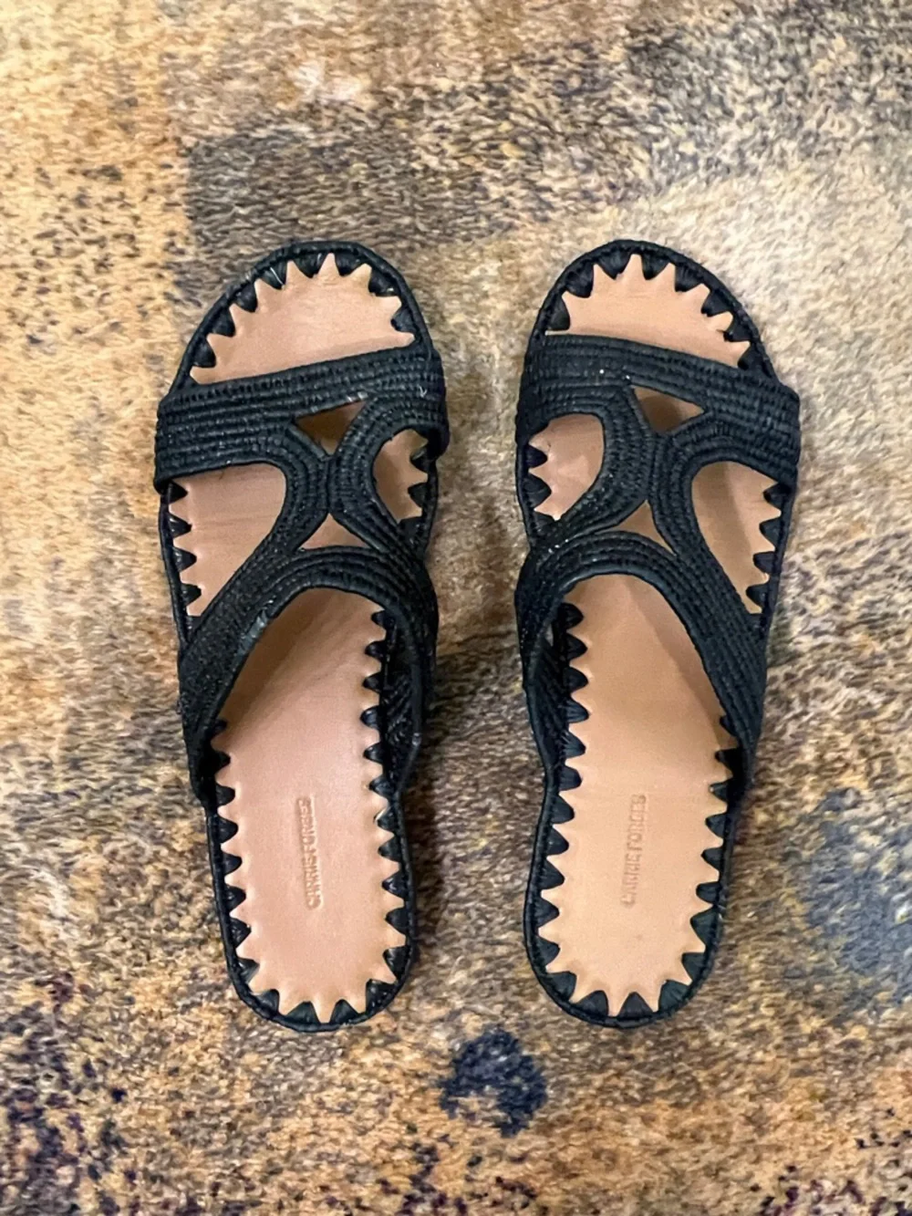 Carrie Forbes Raffia sandals Sz 39 - Picture 4 of 6
